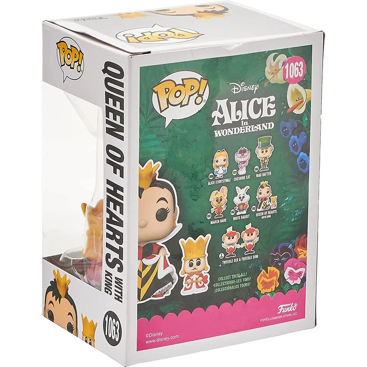 Alice im Wunderland in Wonderland - Queen of Hearts With King 1063 - Funko Pop! - Vinyl Figur - Preisvergleich – Bild 4