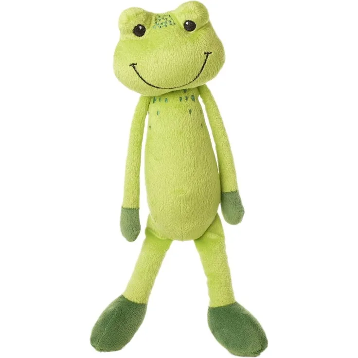 Inware 7725 Schlenkerfrosch Logi, 32 cm, Kuscheltier, Kuschelfrosch