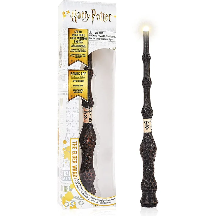 WOW! STUFF Harry Potter Lumos 17,8 cm Dumbledore Zauberstab | Official Wizarding World Harry Potter Geschenke, Harry Potter Fanartikel und Sammlerstücke | Kostümzubehör für Fans ab 3 Jahren