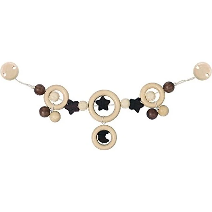 Heimess 733720 - Kinderwagenkette Mond und Sterne – Bild 1