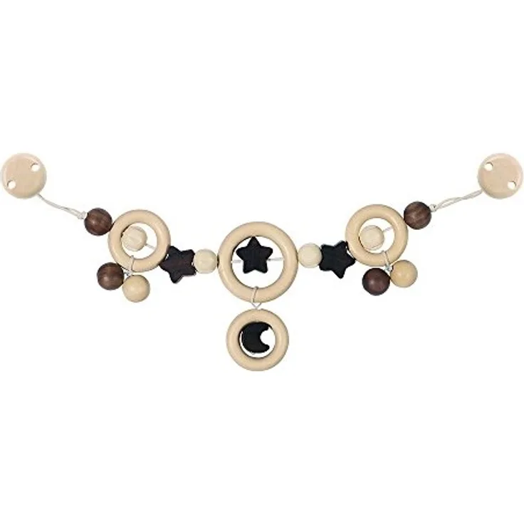 Heimess 733720 - Kinderwagenkette Mond und Sterne