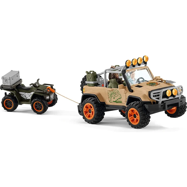 Schleich Spielset Geländewagen mit Seilwinde – Bild 6