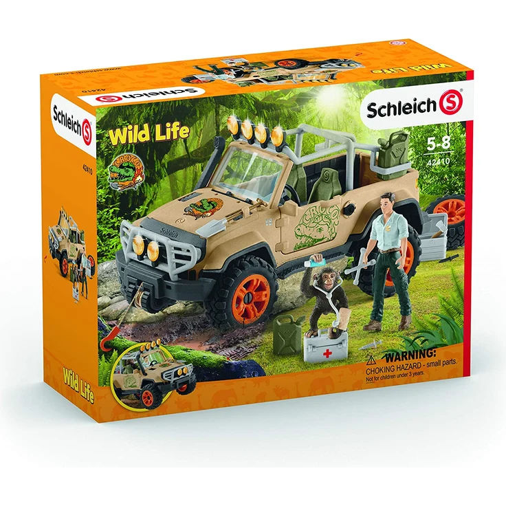Schleich Spielset Geländewagen mit Seilwinde – Bild 13