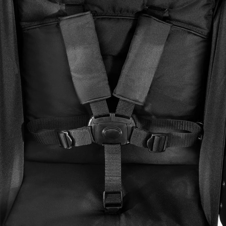 Hauck Kombi Kinderwagen Shopper Trioset inkl. Babywanne, Babyschale, Sitz mit Liegefunktion, Getränkehalter und Ablage, bis 25 kg, Klein Zusammenklappbar, Hellblau – Bild 27