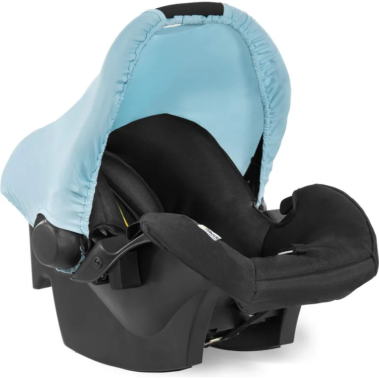 Hauck Kombi Kinderwagen Shopper Trioset inkl. Babywanne, Babyschale, Sitz mit Liegefunktion, Getränkehalter und Ablage, bis 25 kg, Klein Zusammenklappbar, Hellblau – Bild 48