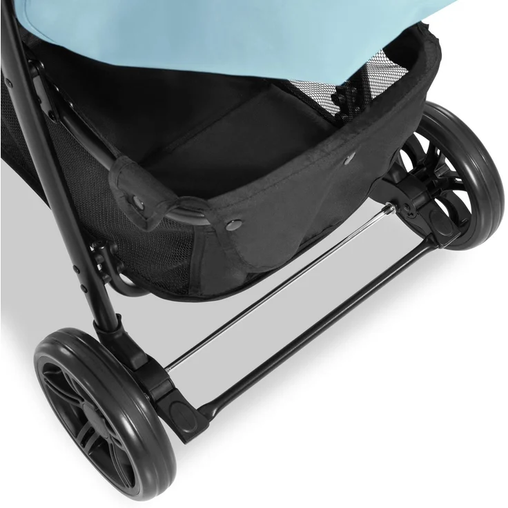 Hauck Kombi Kinderwagen Shopper Trioset inkl. Babywanne, Babyschale, Sitz mit Liegefunktion, Getränkehalter und Ablage, bis 25 kg, Klein Zusammenklappbar, Hellblau – Bild 31