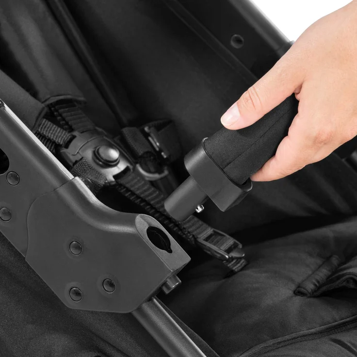 Hauck Kombi Kinderwagen Shopper Trioset inkl. Babywanne, Babyschale, Sitz mit Liegefunktion, Getränkehalter und Ablage, bis 25 kg, Klein Zusammenklappbar, Hellblau – Bild 29