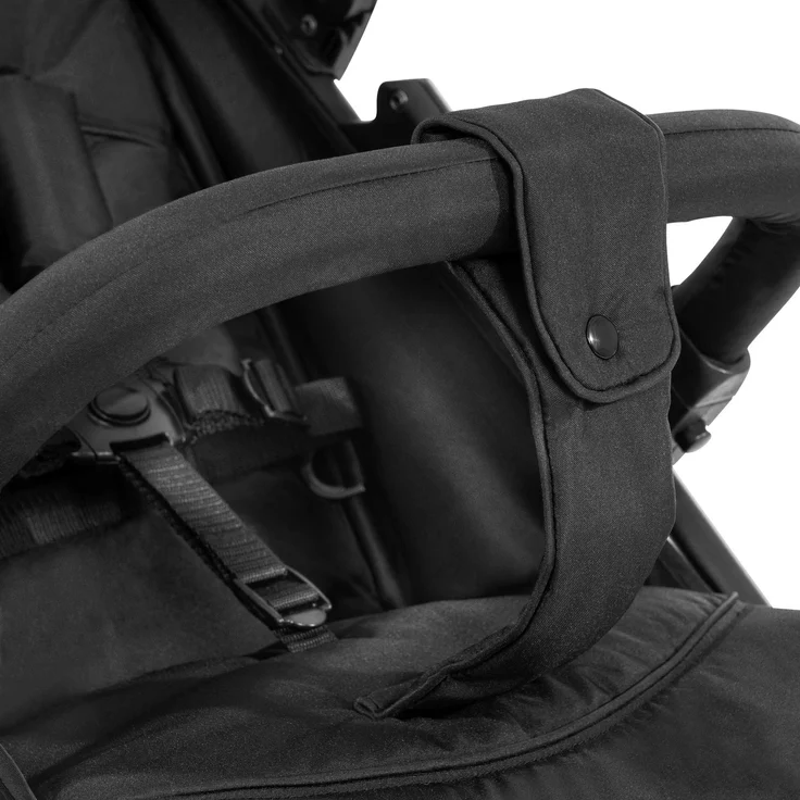 Hauck Kombi Kinderwagen Shopper Trioset inkl. Babywanne, Babyschale, Sitz mit Liegefunktion, Getränkehalter und Ablage, bis 25 kg, Klein Zusammenklappbar, Hellblau – Bild 28