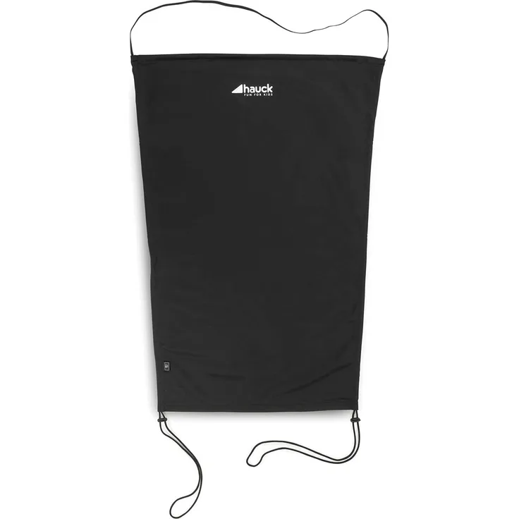 Hauck Sonnensegel für Kinder Fahrradanhänger DRYK DUO UPF 50+ Höhenverstellbar Schwarz, black