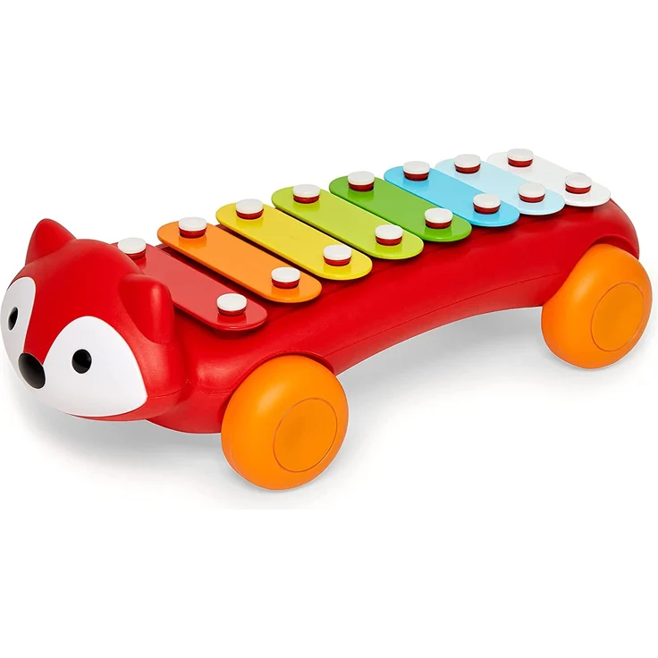 Skip Hop Explore & More Fuchs Xylophon, Musikinstrument für Kinder, mehrfarbig – Bild 1
