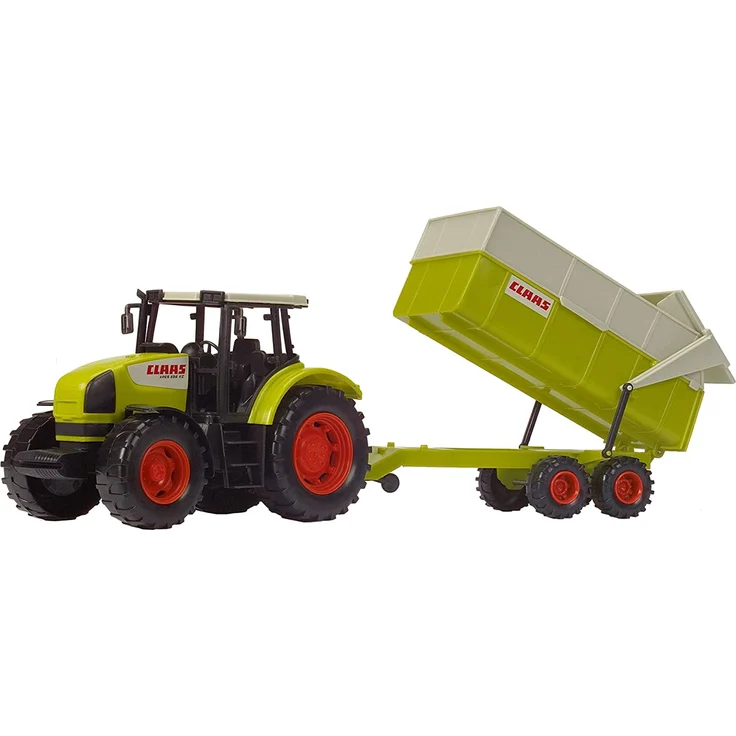 Dickie Toys CLAAS Ares Set, großer Traktor mit Anhänger und Kippmechanismus, 57 cm lang, für Kinder ab 3 Jahren – Bild 4