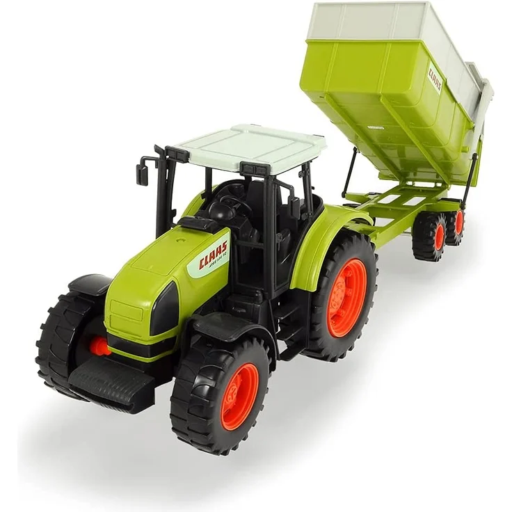 Dickie Toys CLAAS Ares Set, großer Traktor mit Anhänger und Kippmechanismus, 57 cm lang, für Kinder ab 3 Jahren – Bild 1