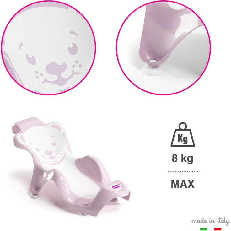 Okbaby - Badewannenliege „buddy“ für Babys fuchsia – Bild 4