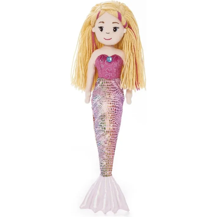 Mermaid Sea Sparkles Aurora Meerjungfrau Nixe Stoffpuppe Mädchen Puppe Plüsch: Art: Melody 45,5 cm