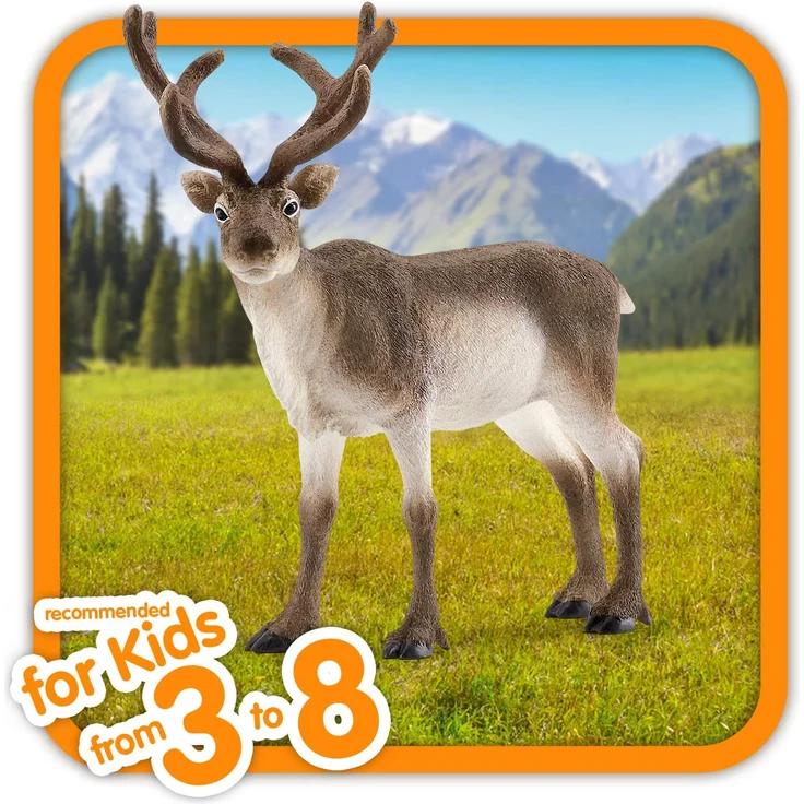 Schleich Wild Life 14837 Rentier Spielfigur - Preisvergleich – Bild 2
