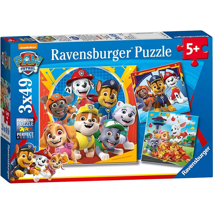 Ravensburger 5048 Paw Patrol 3 x 49 Teile,