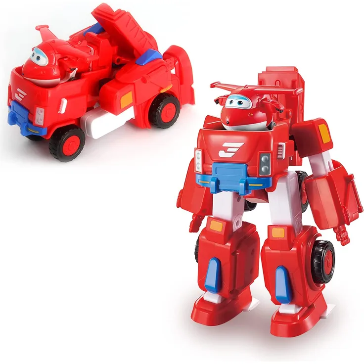 Auldey eu720311 Super Wings – jett' S Robo Rig – Fahrzeug verwandelbar, Roboter, 18 cm - Preisvergleich