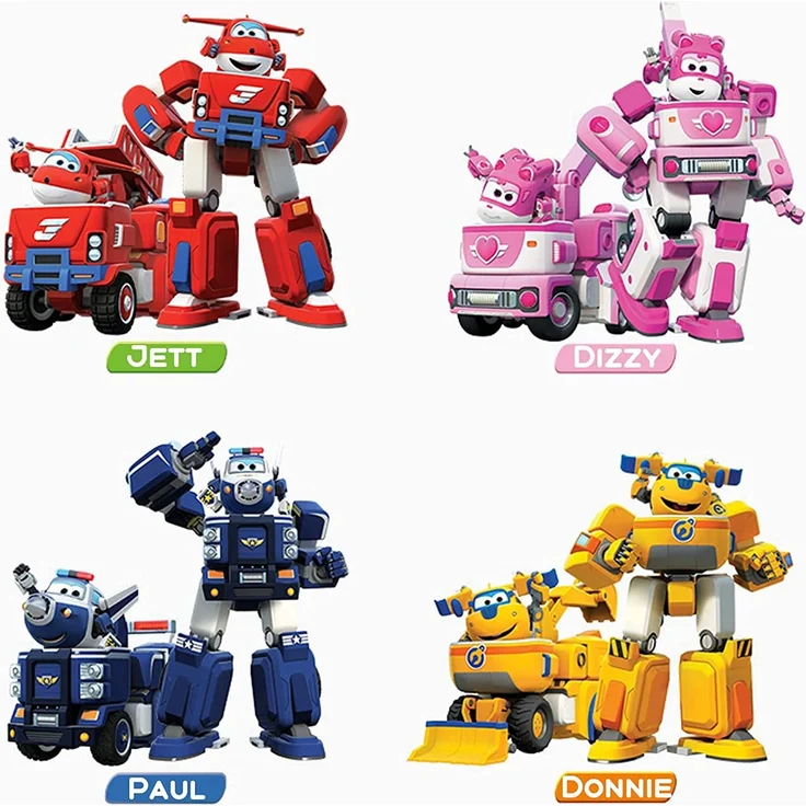 Auldey eu720311 Super Wings – jett' S Robo Rig – Fahrzeug verwandelbar, Roboter, 18 cm - Preisvergleich – Bild 8