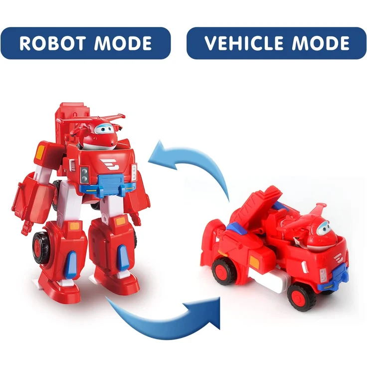 Auldey eu720311 Super Wings – jett' S Robo Rig – Fahrzeug verwandelbar, Roboter, 18 cm - Preisvergleich – Bild 2