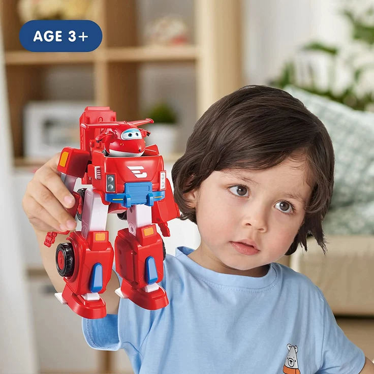 Auldey eu720311 Super Wings – jett' S Robo Rig – Fahrzeug verwandelbar, Roboter, 18 cm - Preisvergleich – Bild 4