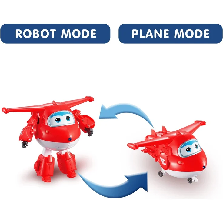 Auldey eu720311 Super Wings – jett' S Robo Rig – Fahrzeug verwandelbar, Roboter, 18 cm - Preisvergleich – Bild 3