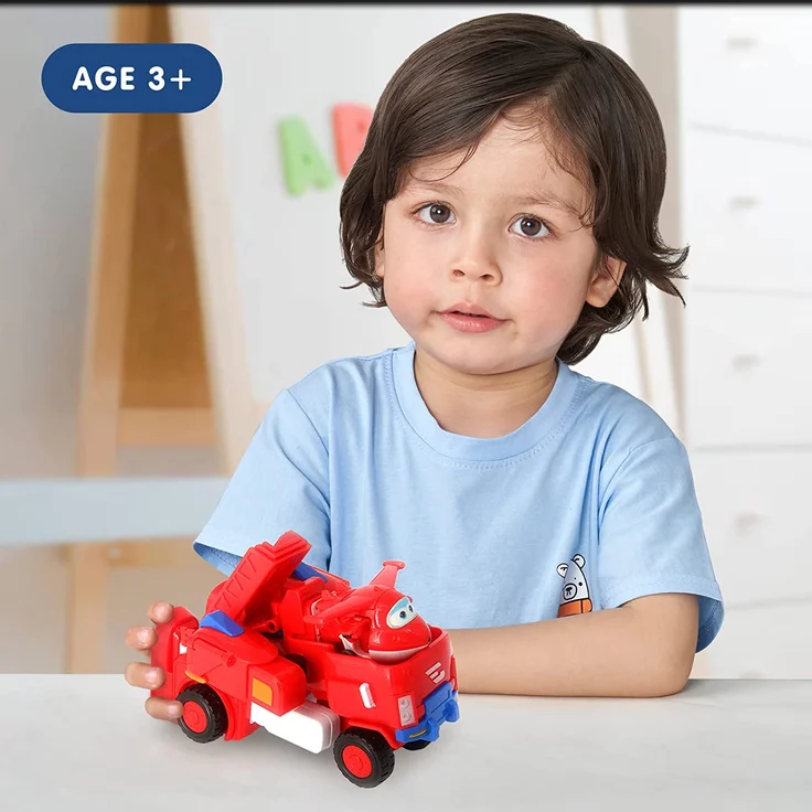 Auldey eu720311 Super Wings – jett' S Robo Rig – Fahrzeug verwandelbar, Roboter, 18 cm - Preisvergleich – Bild 5