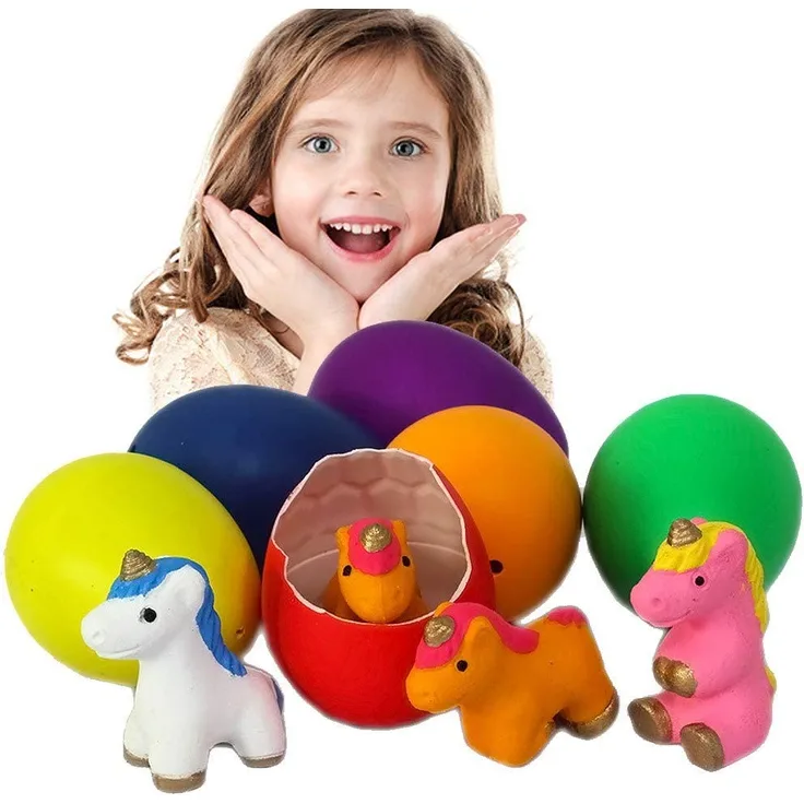 Out of the Blue Wachsendes Einhorn im Ei 6 cm - 1 Stück, zufällige Auswahl, keine Vorauswahl möglich