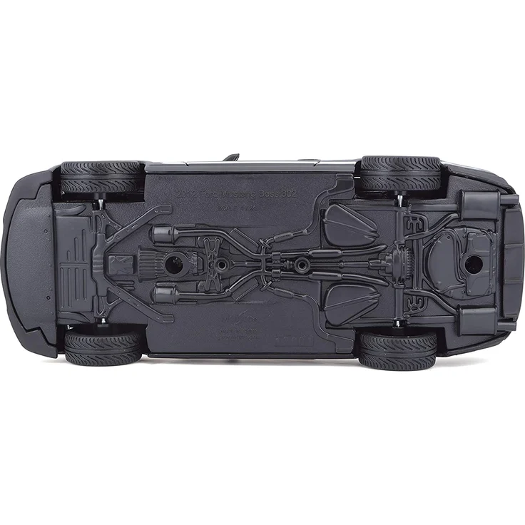 Maisto Ford Mustang Boss 302: Originalgetreues Modellauto 1:24, mit Türen und Motorhaube zum Öffnen, Fertigmodell, schwarz (531269M) – Bild 9