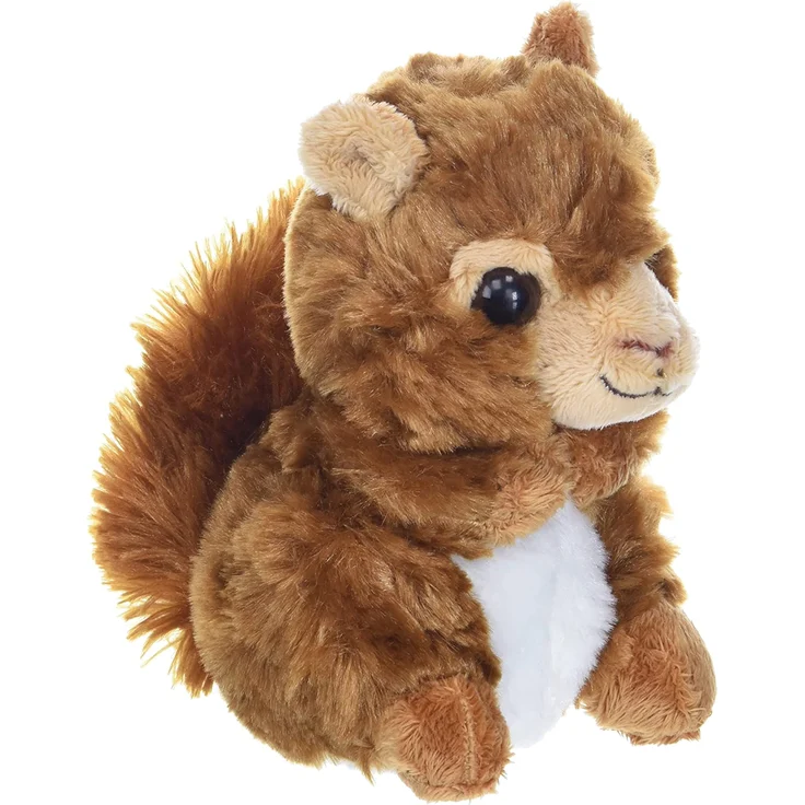 Wild Republic Hug 'ems Plüschtier, Kuscheltier, Rotes Eichhörnchen 18 Cm – Bild 1