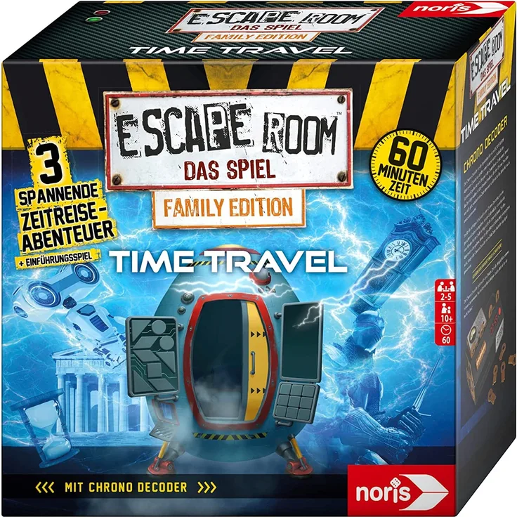 Noris Spiele - Escape Room Das Spiel Time Travel - Family Edition