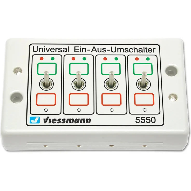 Viessmann 5550 Universal Ein-Aus-Umschalter - 4fach