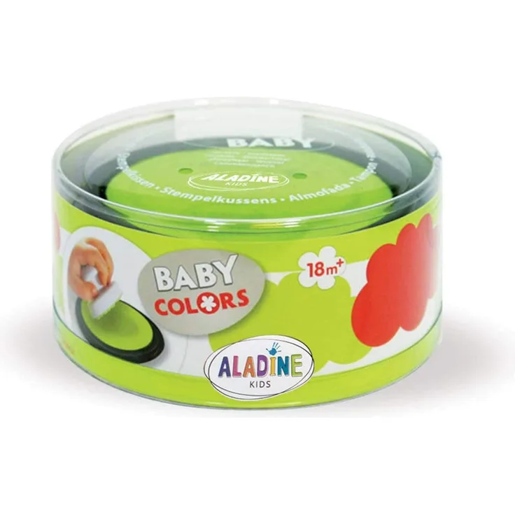 Aladine 03852 - Stampobaby, 2 Stempelkissen, rot/Anis grün