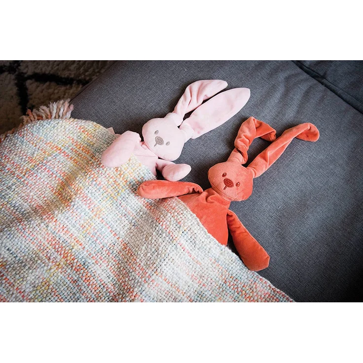 Nattou Kuscheltier Hase Lapidou, Wegbegleiter ab der Geburt, 36 cm, Rosa – Bild 4