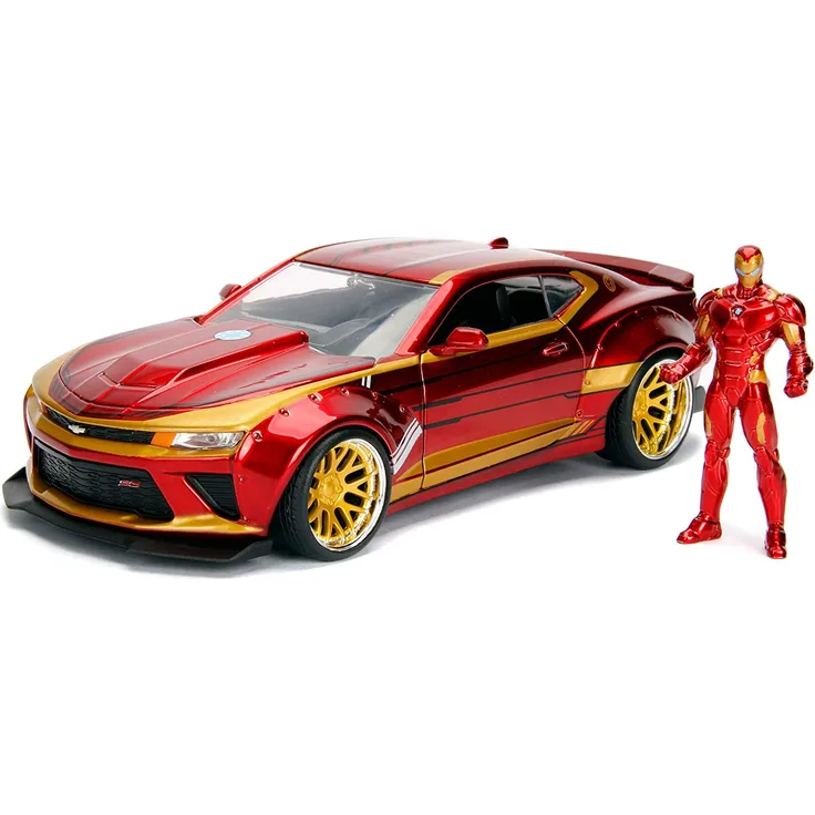 Jada Marvel Ironman 2016 Chevy Camaro SS 1:24, Spielset