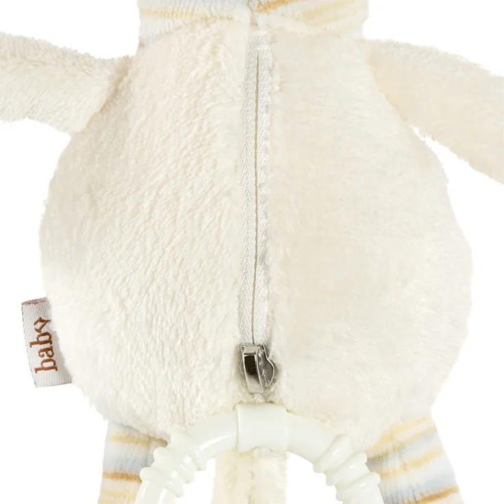Fehn Spieluhr Schaf Baby Love - Musikspielzeug mit herausnehmbaren Spielwerk & schöner Melodie in weicher Nicki-Qualität - 18 cm – Bild 4