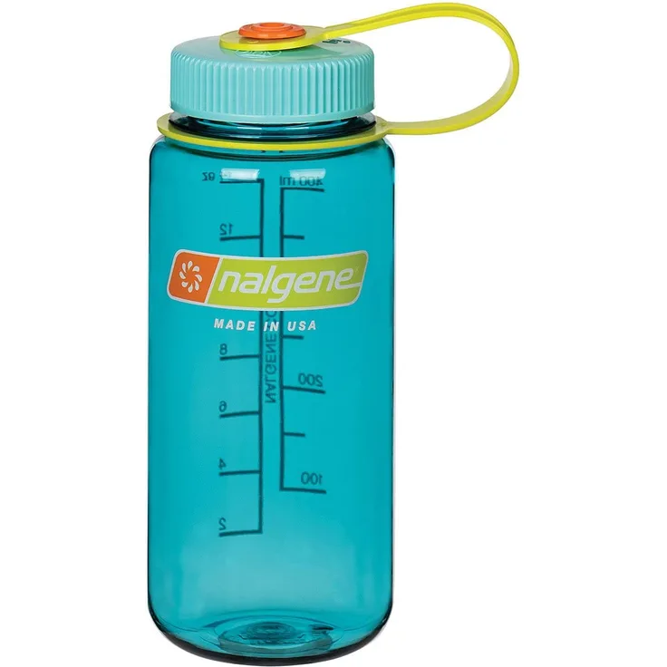 Nalgene Trinkflasche Wide Mouth 500 ml , cerulean - türkis