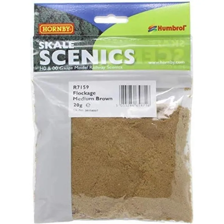 Humbrol R7159 Skale Scenics Flockage - Medium Brown