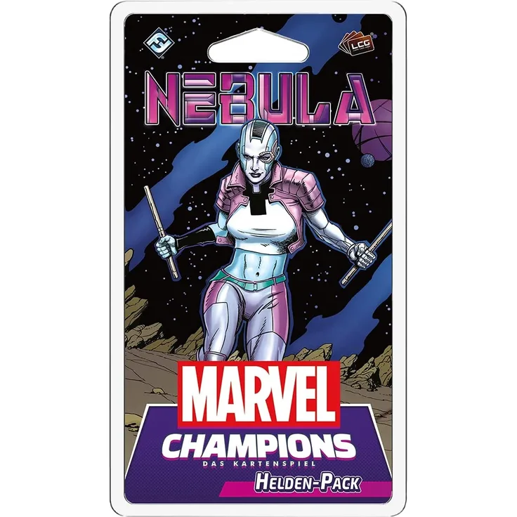 Asmodee Marvel Champions: Das Kartenspiel - Nebula, Helden Erweiterung, Deckbau, Deutsch