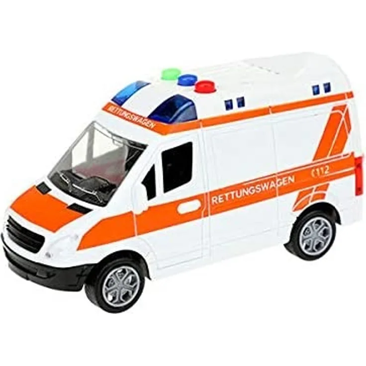 Deutsche Ambulanzreibung mit Licht und Ton