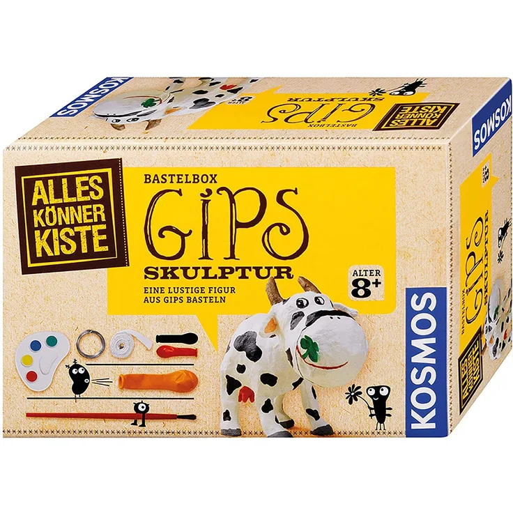 Kosmos AllesKönnerKiste Gips-Skulptur