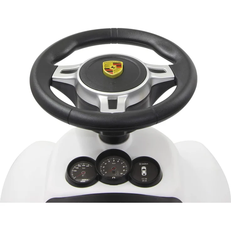 Jamara - Rutschfahrzeug, Porsche 911, weiß – Bild 4