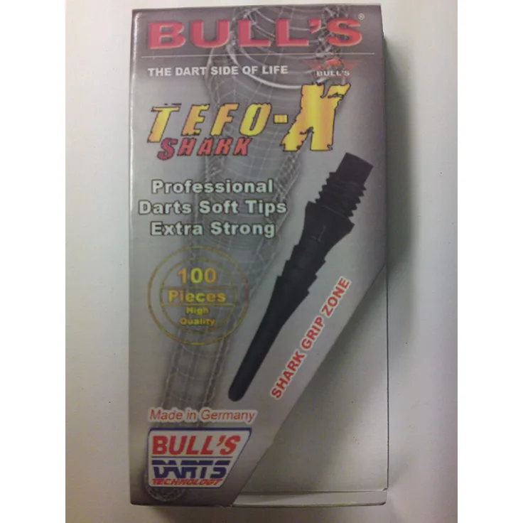 Tefo-X Shark weiche Spitzen (2BA) 22,4 / 6 mm schwarz 100 Stück