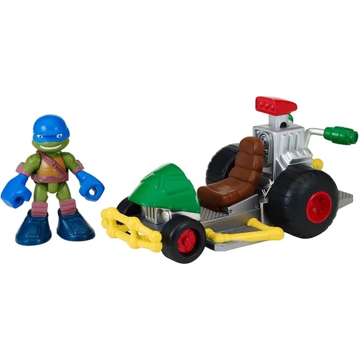 Teenage Mutant Ninja Turtles 14096701 14096701-Patrol Buggy mit Racer Leo, Science Fiction Fantasy