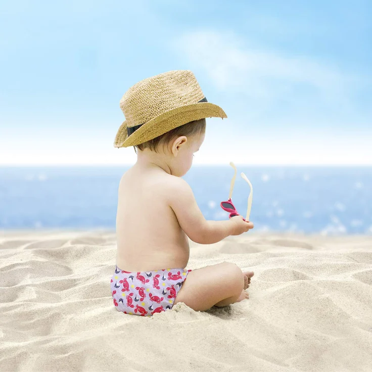 Bambino Mio, wiederverwendbare schwimmwindel, krabbe, XL (2+ Jahre) – Bild 3