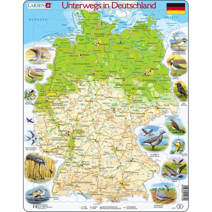 Puzzle - Unterwegs in Deutschland