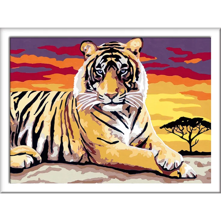 Ravensburger Malen nach Zahlen 28553 - Majestätischer Tiger