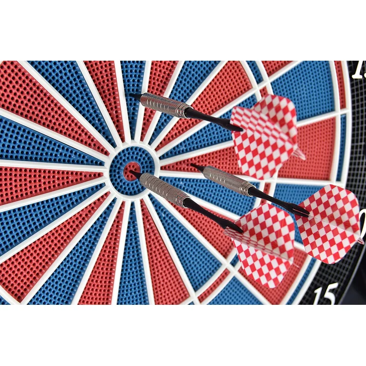 Karella Dartautomat 'CB-90', inkl. 12 Softdarts, 100 x 66 x 7 cm, 38 Spiele mit mehr als 211 Spielvarianten, schwarz – Bild 4