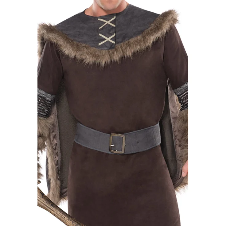 Amscan 997044 Herrenkostüm Viking Warrior, braun, M/L – Bild 4