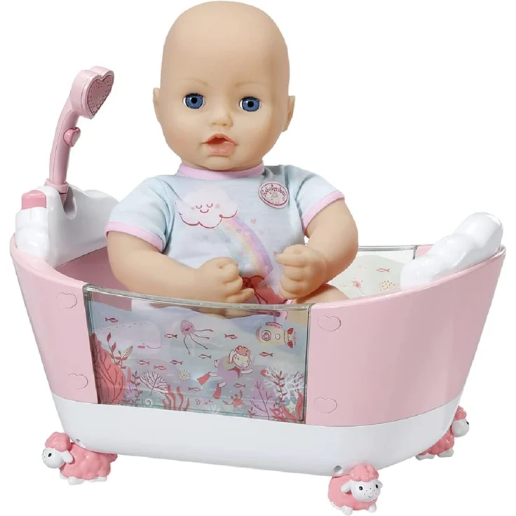 Zapf Creation 703243 Baby Annabell Zauberwanne, Badespiel, ohne Wasser, ab 3 Jahren - Preisvergleich – Bild 2