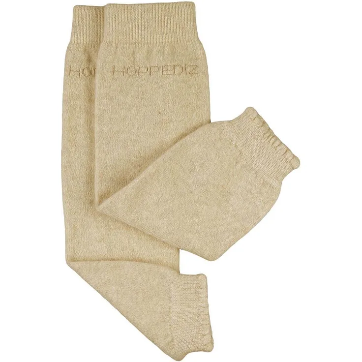Hoppediz Uni creme Babystulpen von 0-ca. 3 Jahre ca. 45% Merino-Wolle ca. 30% Modal
